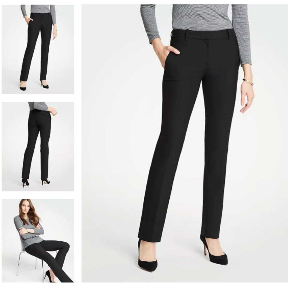 Sophia Petite Straight Pant – Curvy Fit (Size 4) - NWT - Black